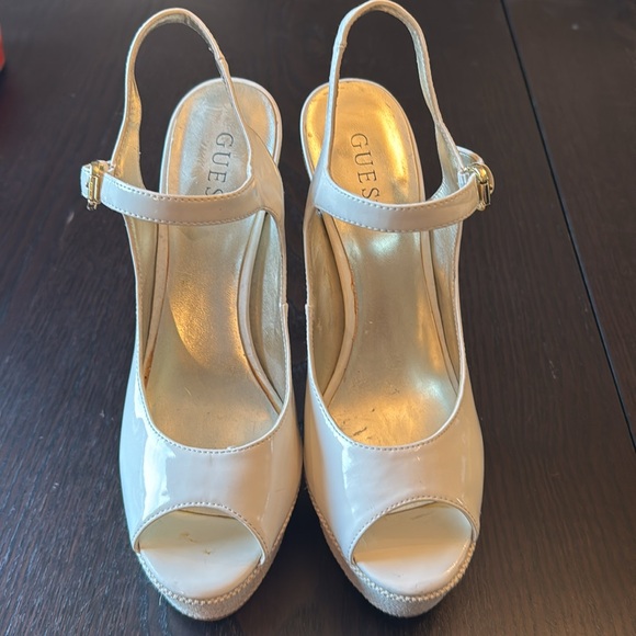 Guess heels Ivory size 8.5 - Picture 2 of 7